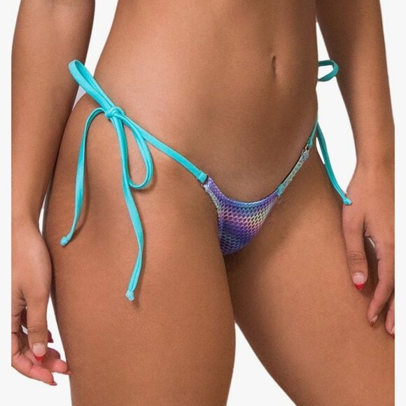 Wicked Weasel Sexy Purple Bikini Set 1 top, 2 bottoms - Picture 9 of 9